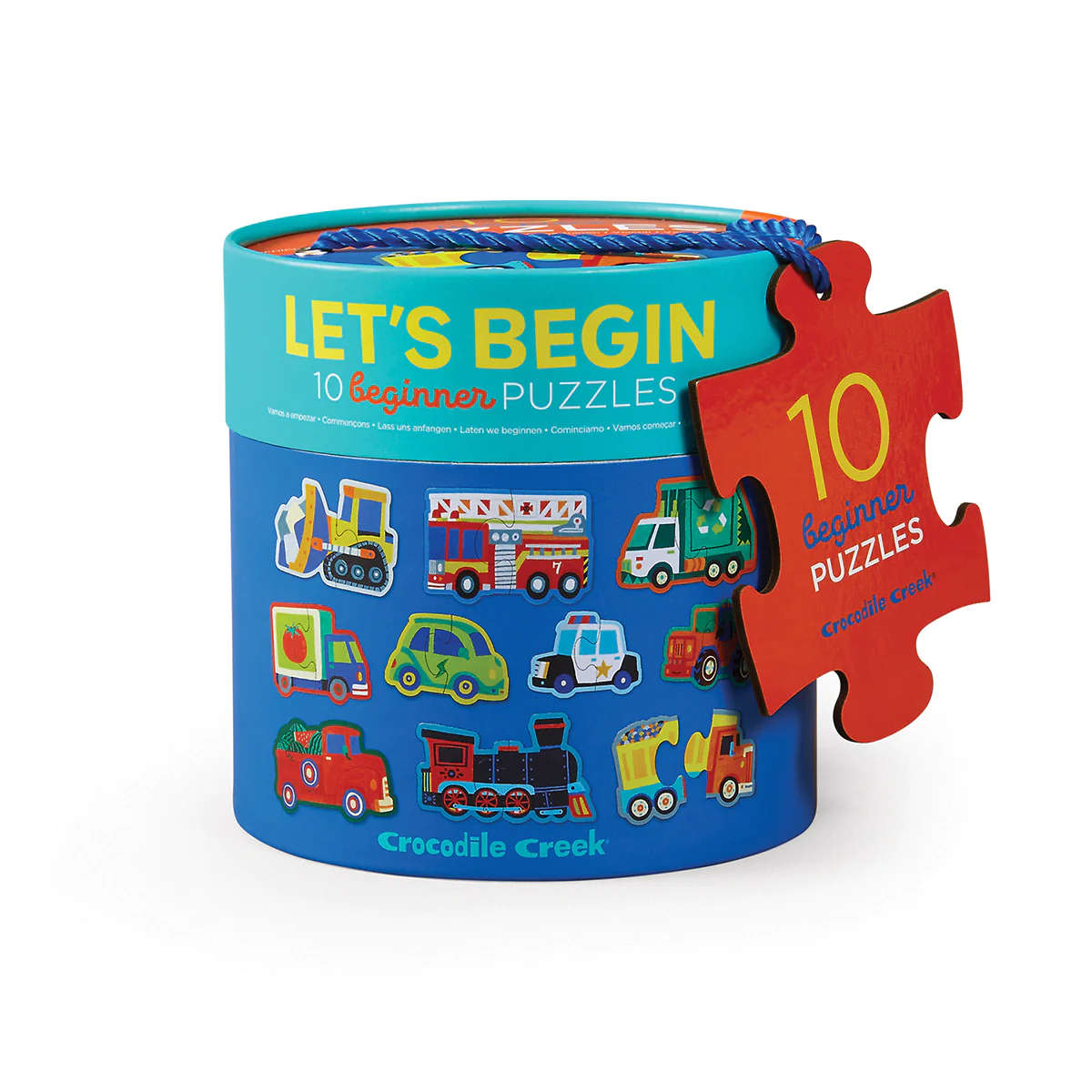 Crocodile Creek Let's Begin First Puzzle Vehicles