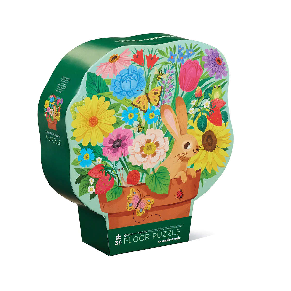Crocodile Creek Garden Friends 36 piece puzzle