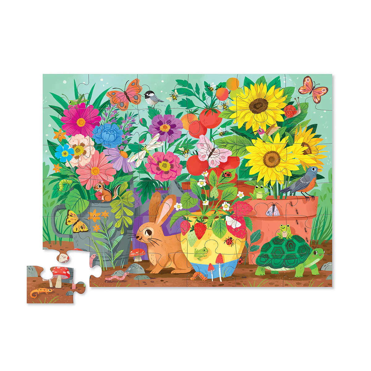 Crocodile Creek Garden Friends 36 piece puzzle