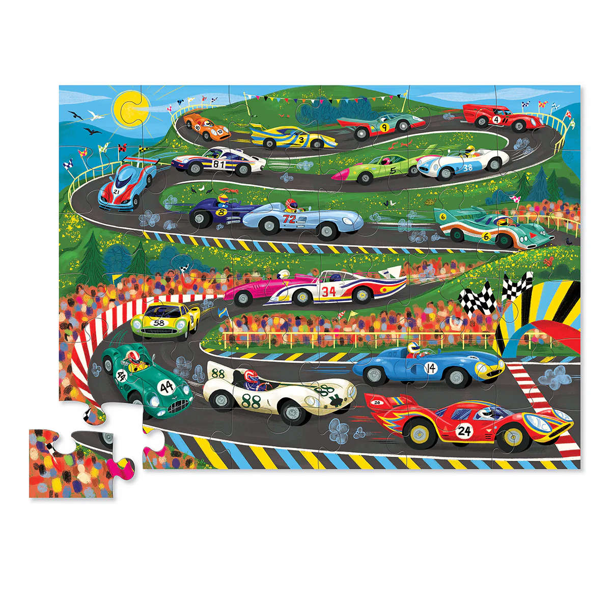 Crocodile Creek Race Day 36 piece puzzle