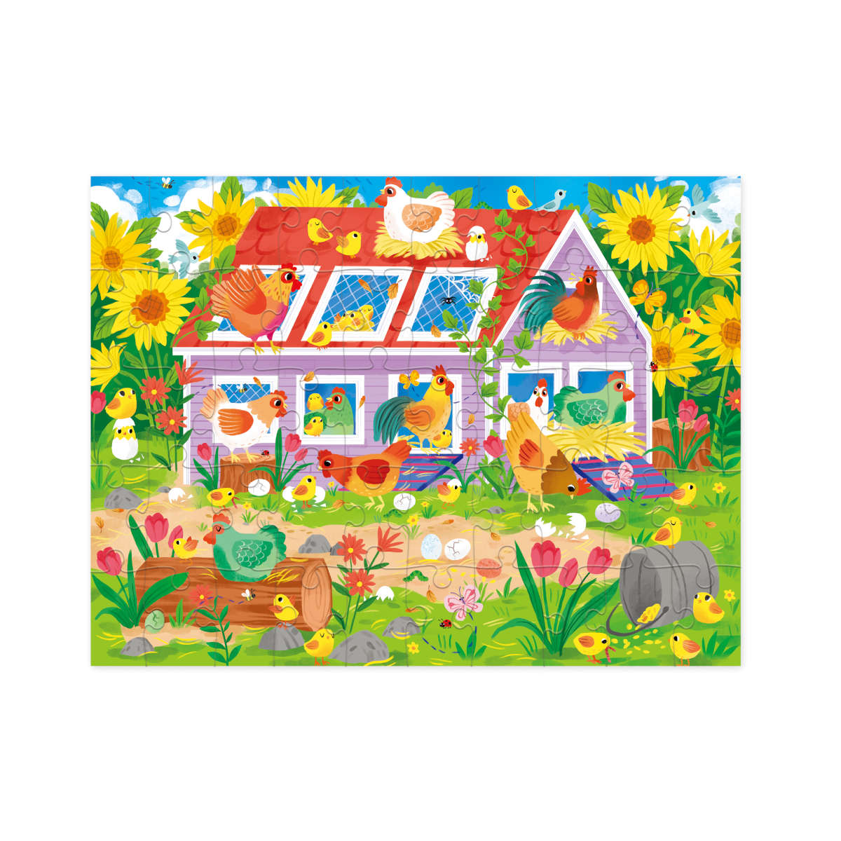 Crocodile Creek Chicken Coop 50pc Puzzle