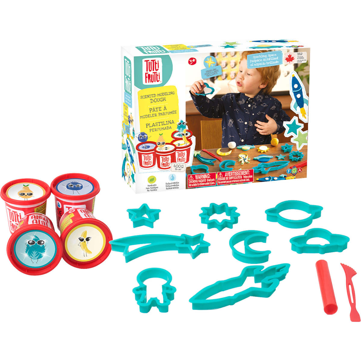 Tutti Frutti Sparkling Space Dough Kit