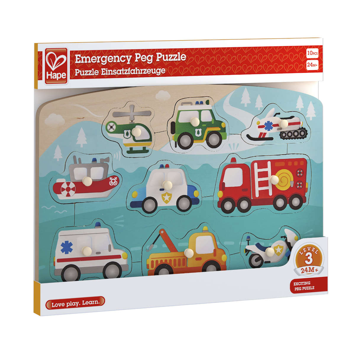 Hape Emergency Peg Puzzle