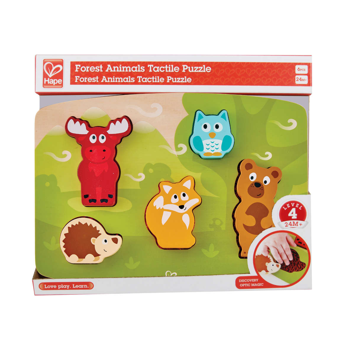 Hape Forest Animal Tactile Puzzle