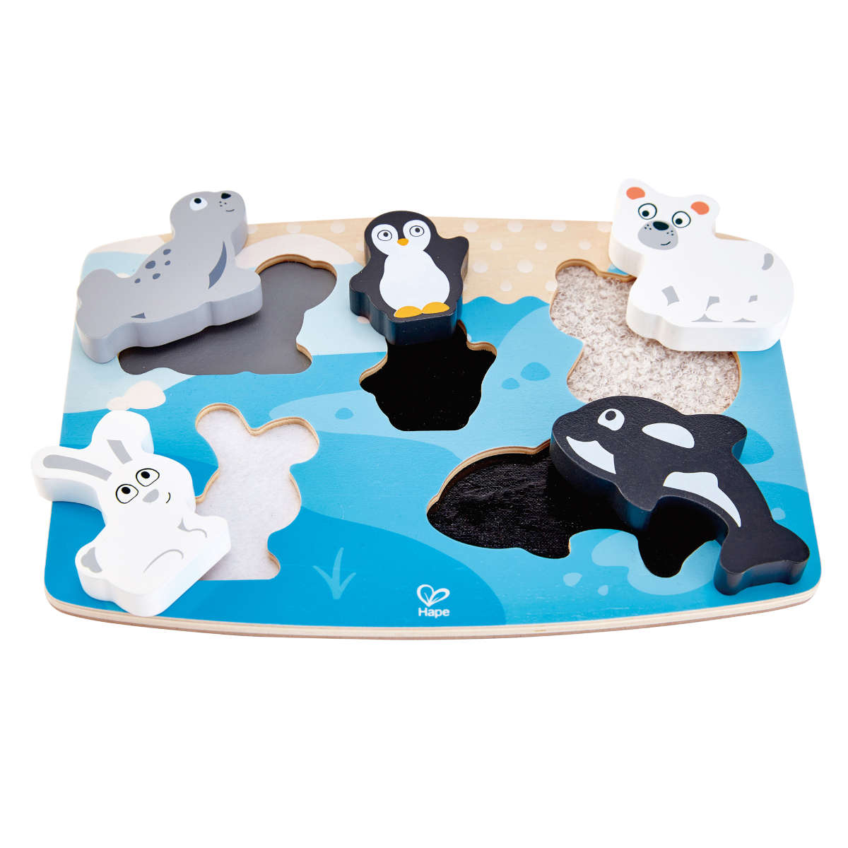 Hape Polar Animal Tactile Puzzle
