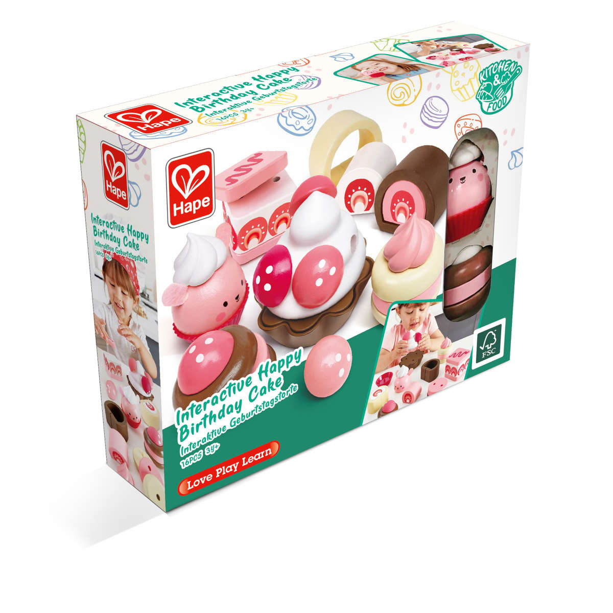 Hape Strawberry Dessert Set