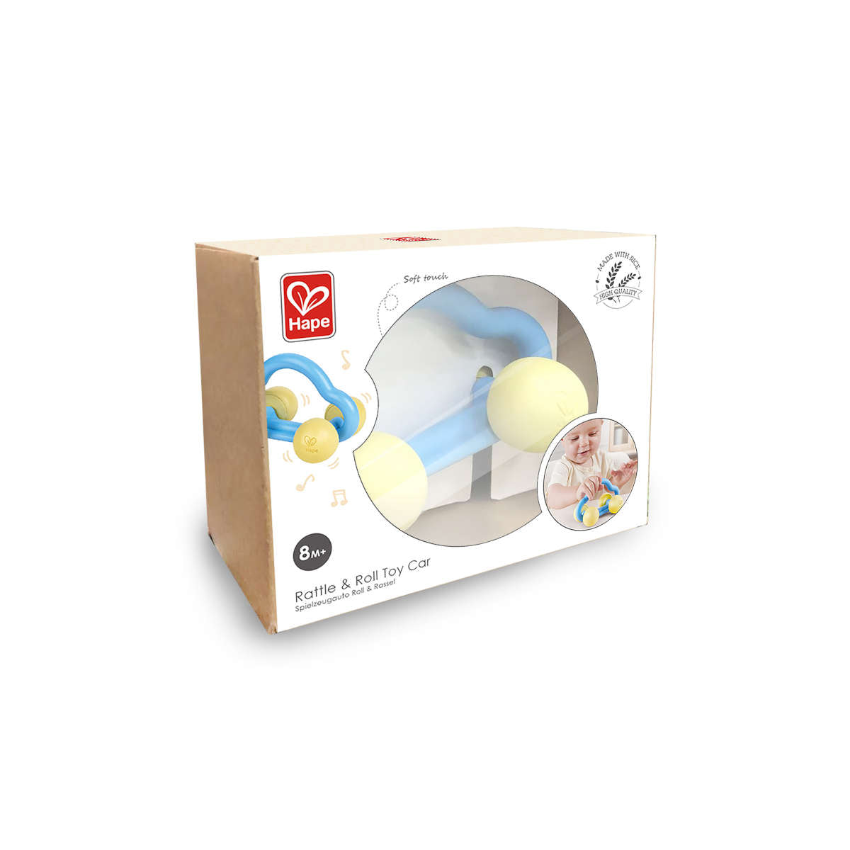 Hape Rattle & Roll Toy Car