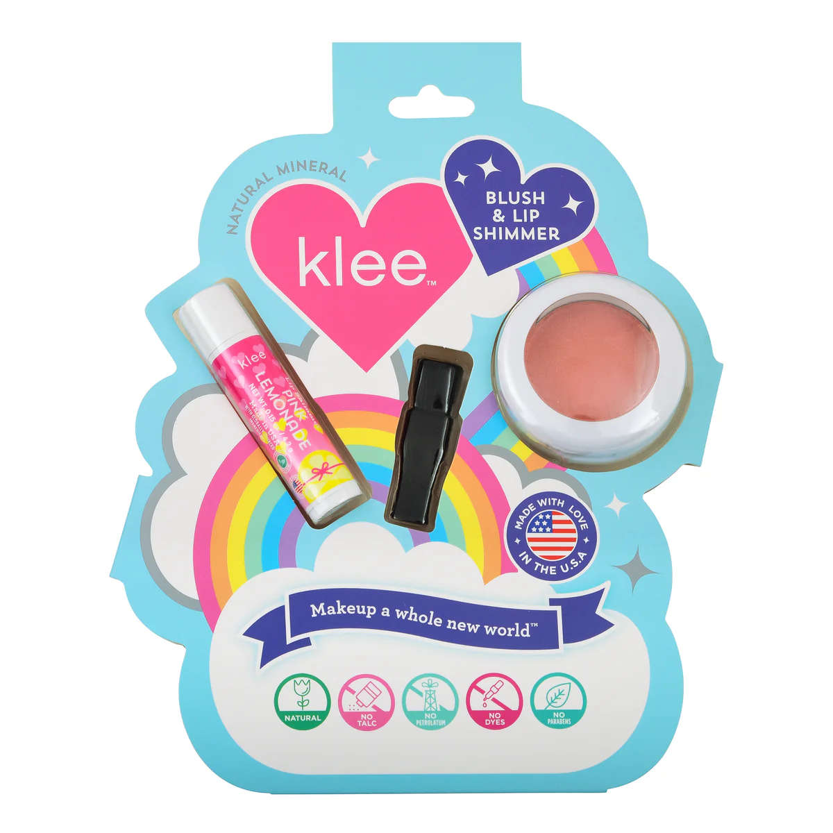 Klee Tweens Honey Pink Buzz Eye Shadow & Lip Shimmer Duo – Happy Up Inc  Toys & Games