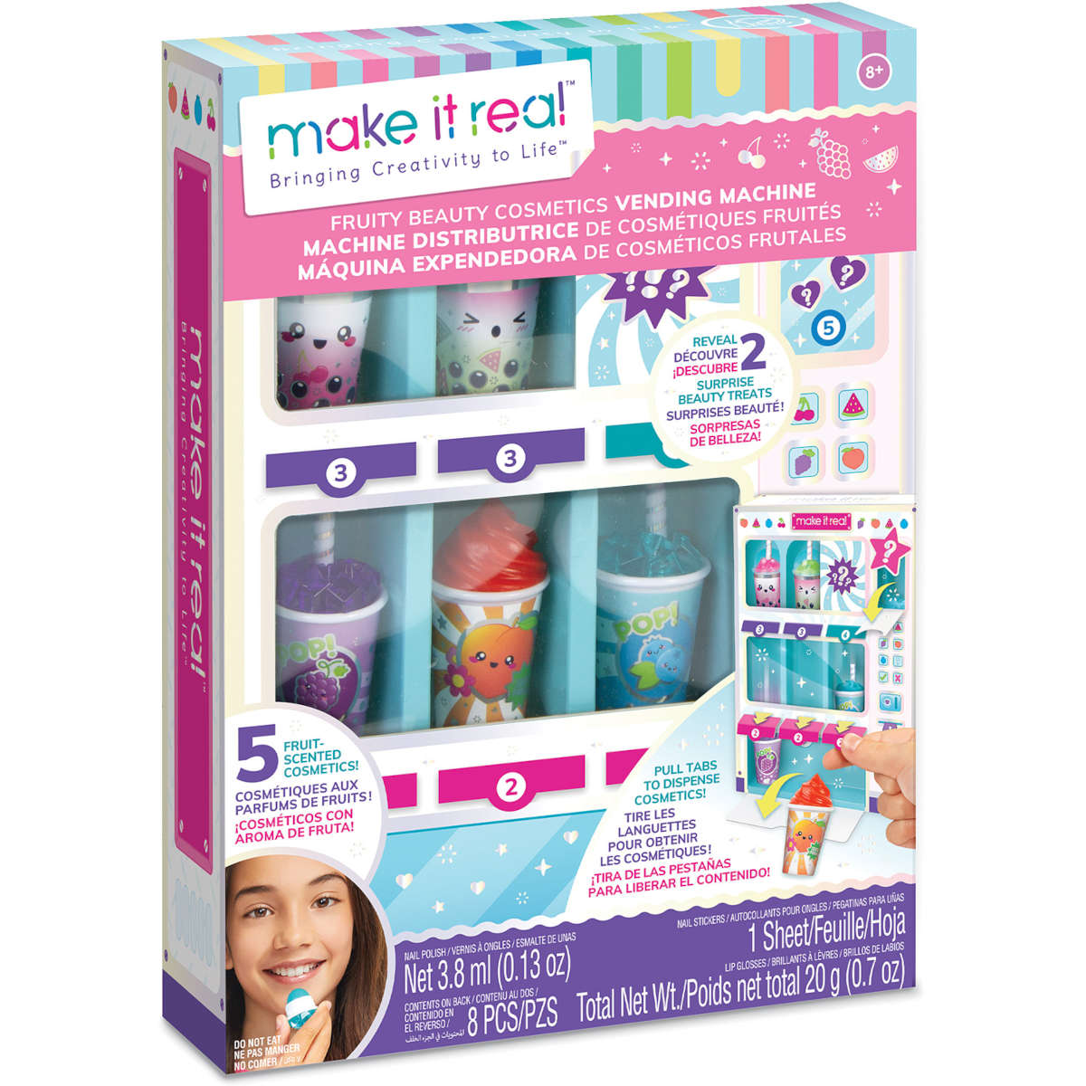 Make It Real Fruity Beauty Cosmetics Vending Machine