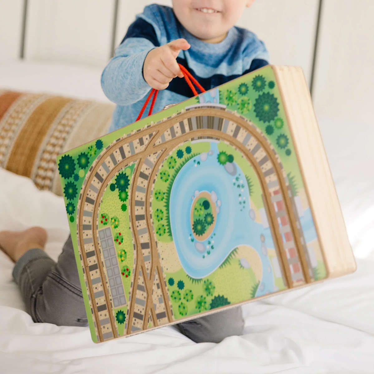 Melissa and Doug Take-Along Railroad
