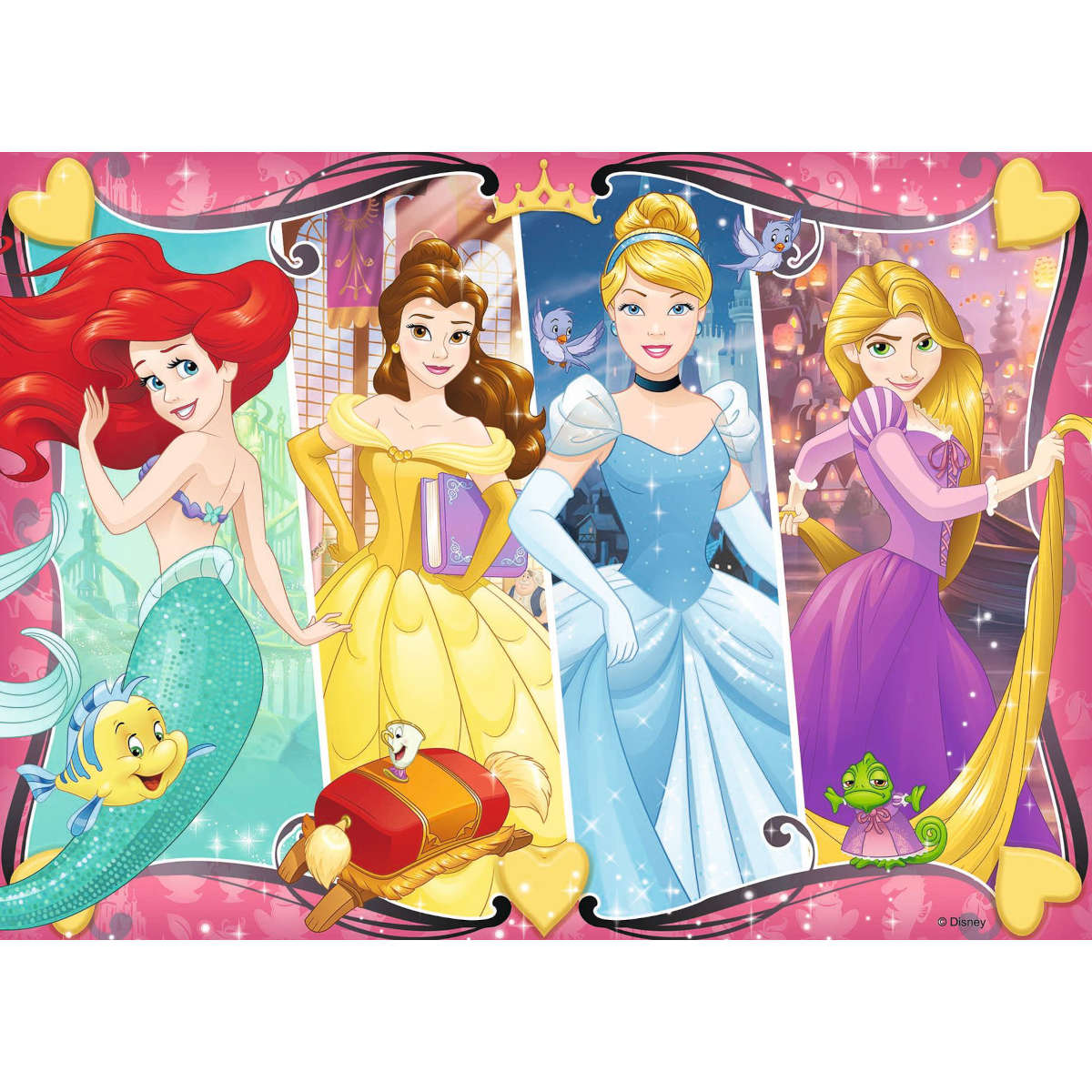 Ravensburger Disney Princess Heartsong Glitter Puzzle 60 pieces