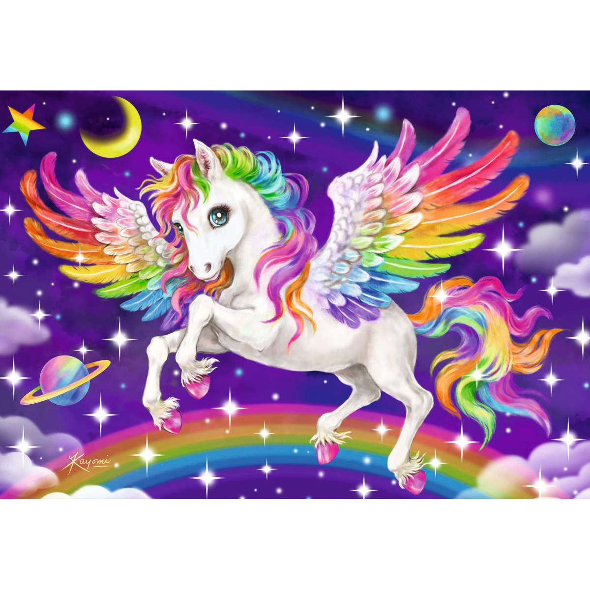 Ravensburger Unicorn and Pegasus 2x24 piece puzzle
