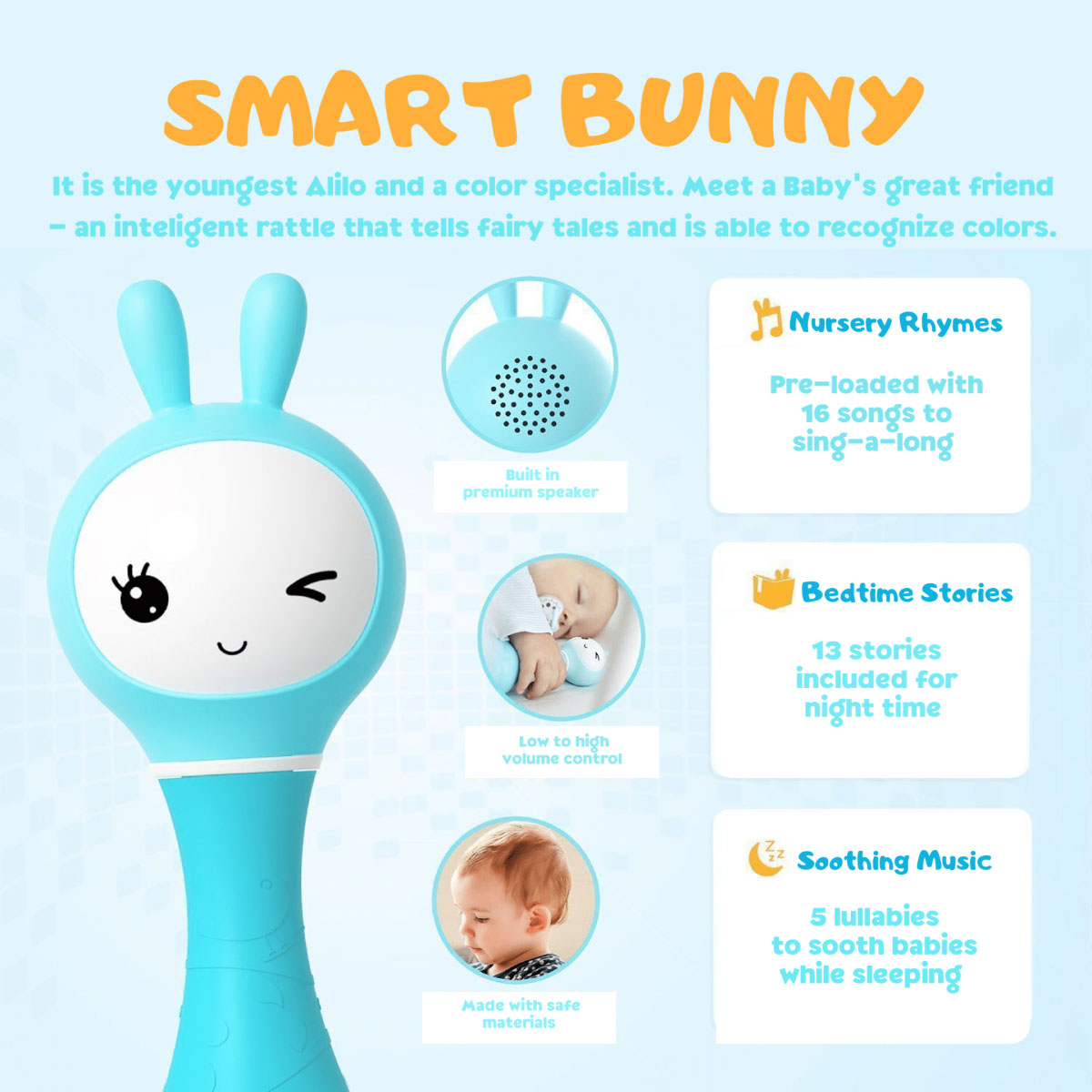 Alilo Smarty Shake & Tell Rattle