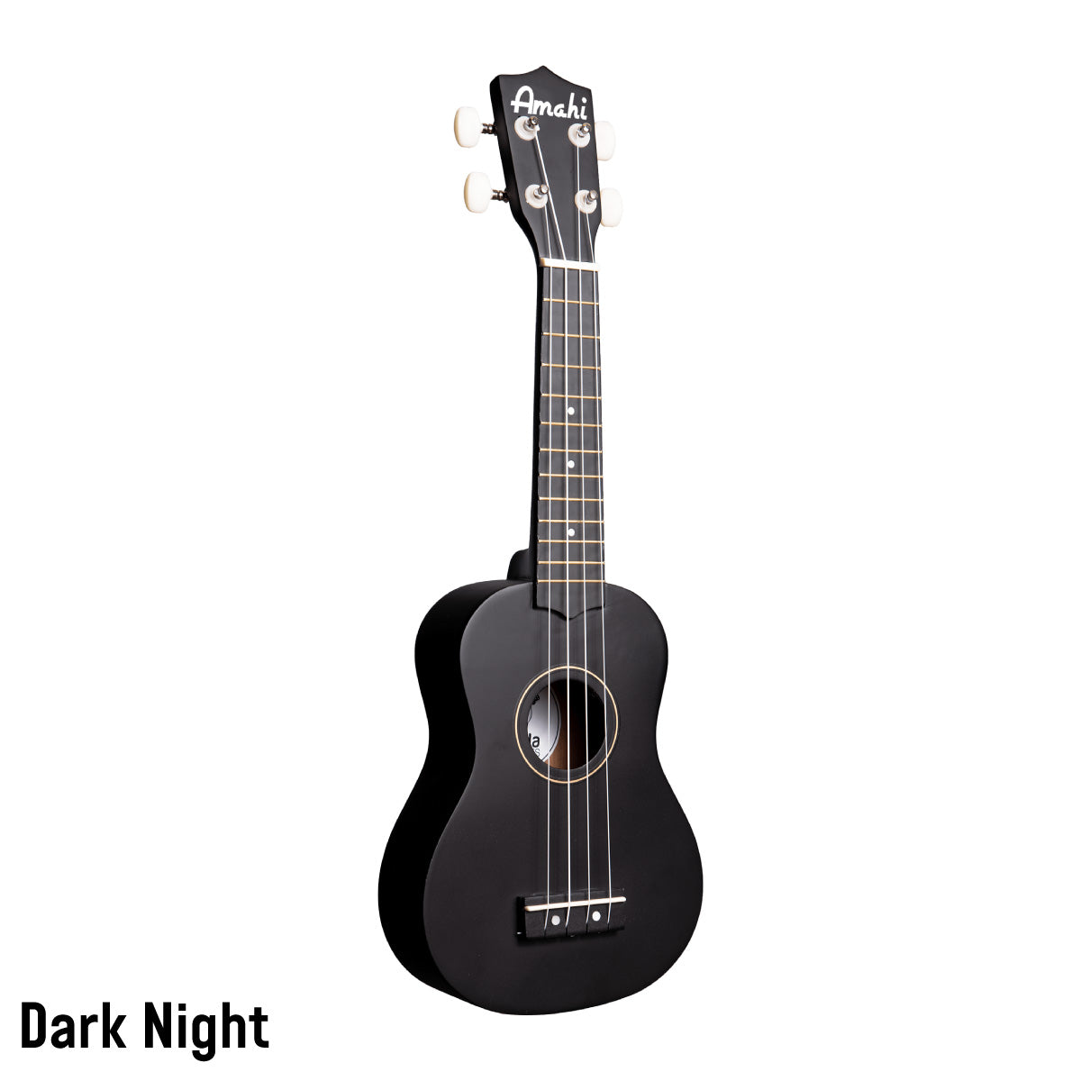 Dark Night Amahi Soprano Solid Color Ukulele