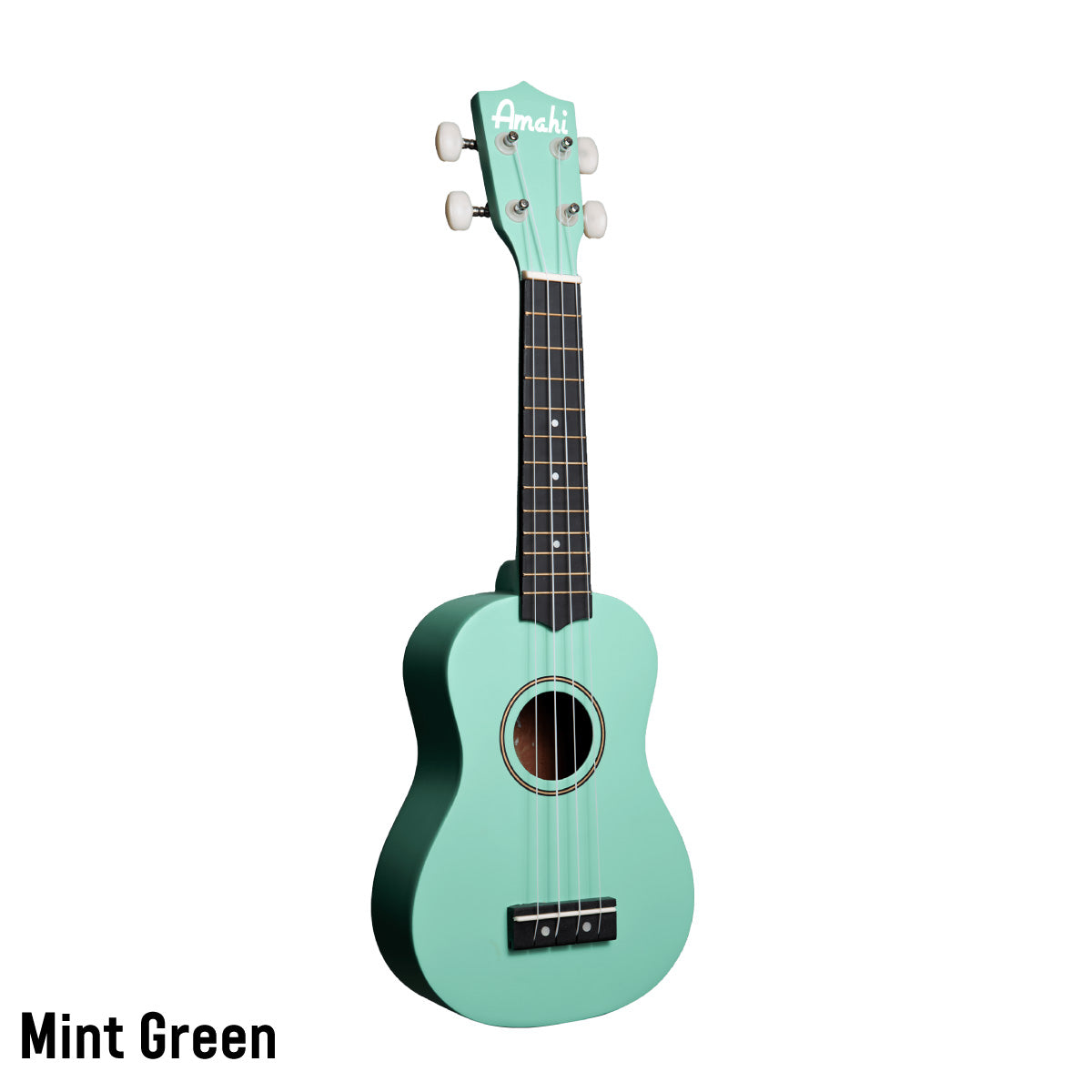 Mint Green Amahi Soprano Solid Color Ukulele