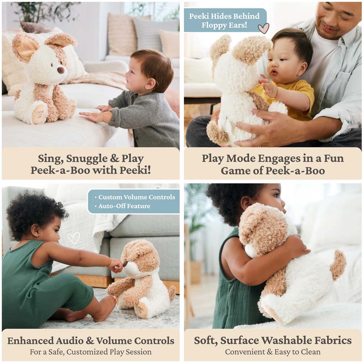 Spin Master - Baby GUND Peeki the Puppy