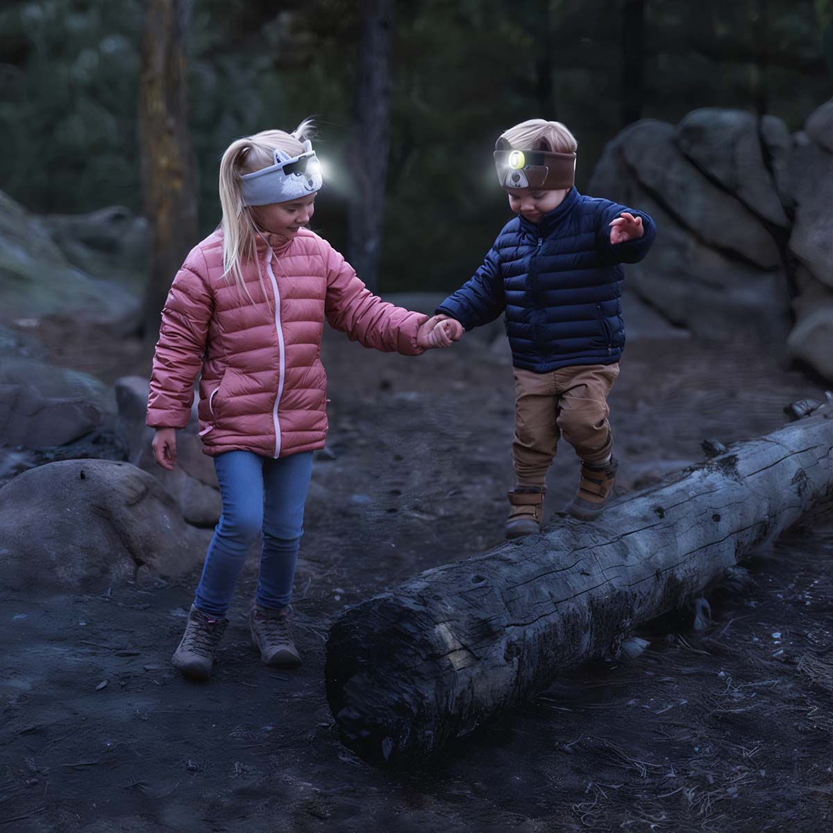 Big Discoveries WildLight Headband Headlamp - Fox, Bear, Wolf