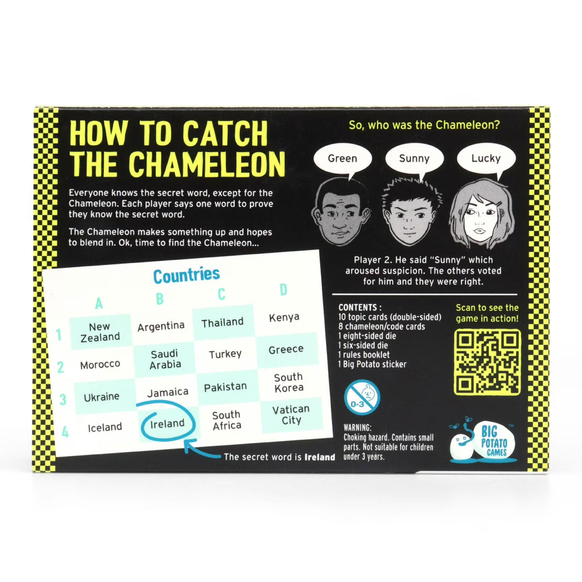 Big Potato Games Chameleon Travel Edition