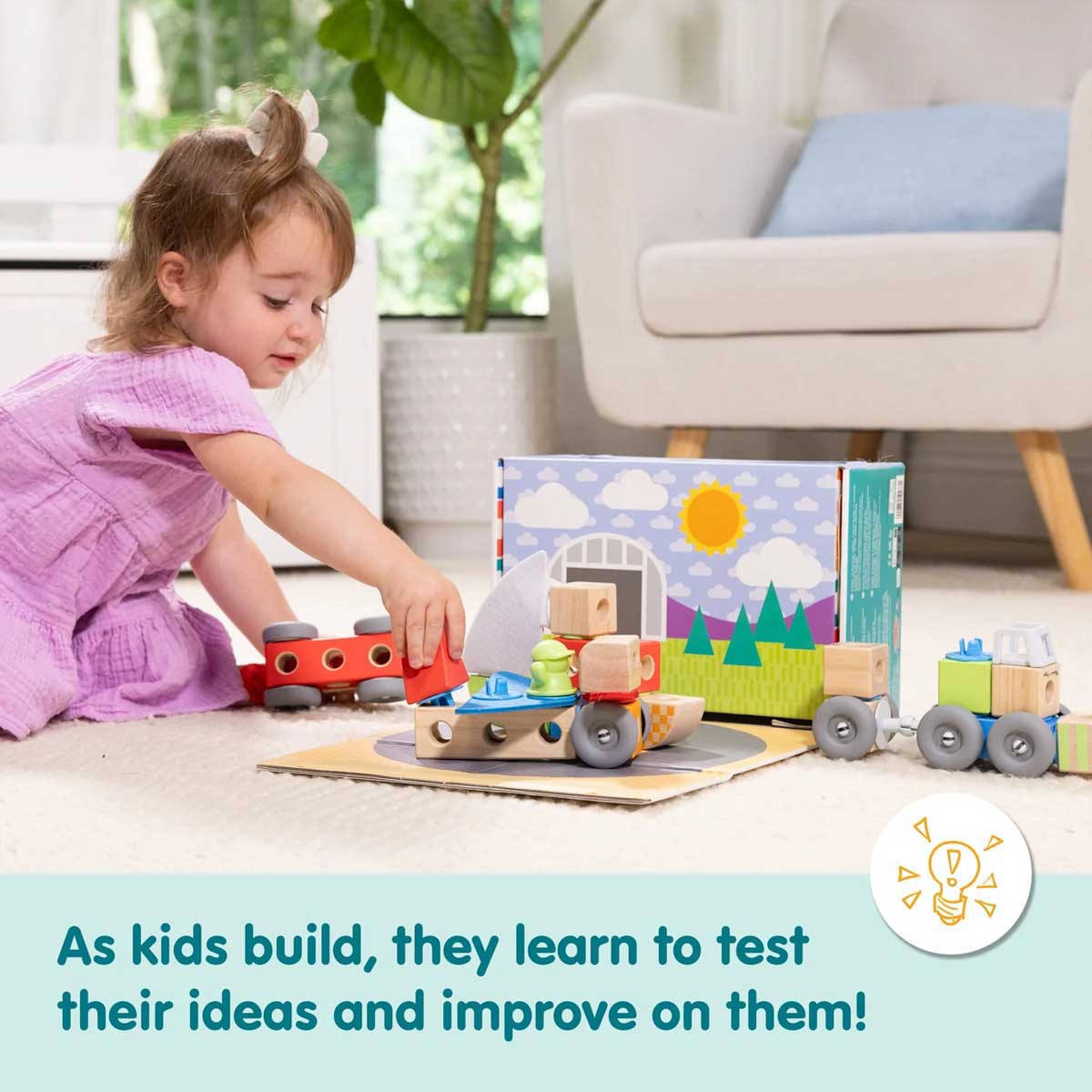 Blockables Vehicles Play Set 54 pc by Melissa & Doug
