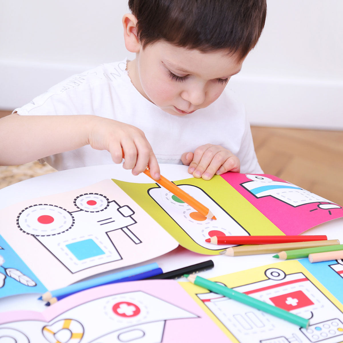 Banana Panda Looong Coloring Books - Ready to Draw