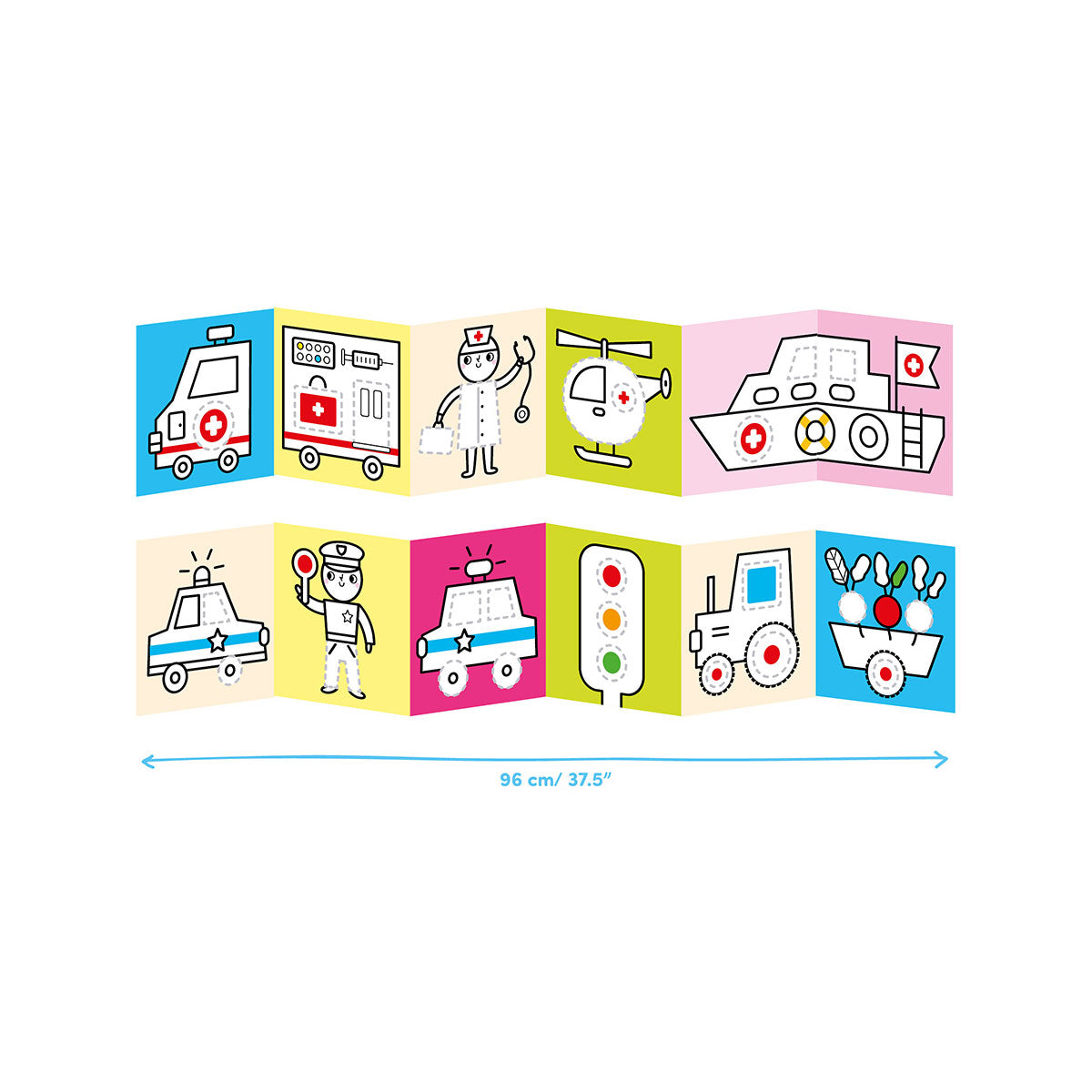Banana Panda Looong Coloring Books - Ready to Draw