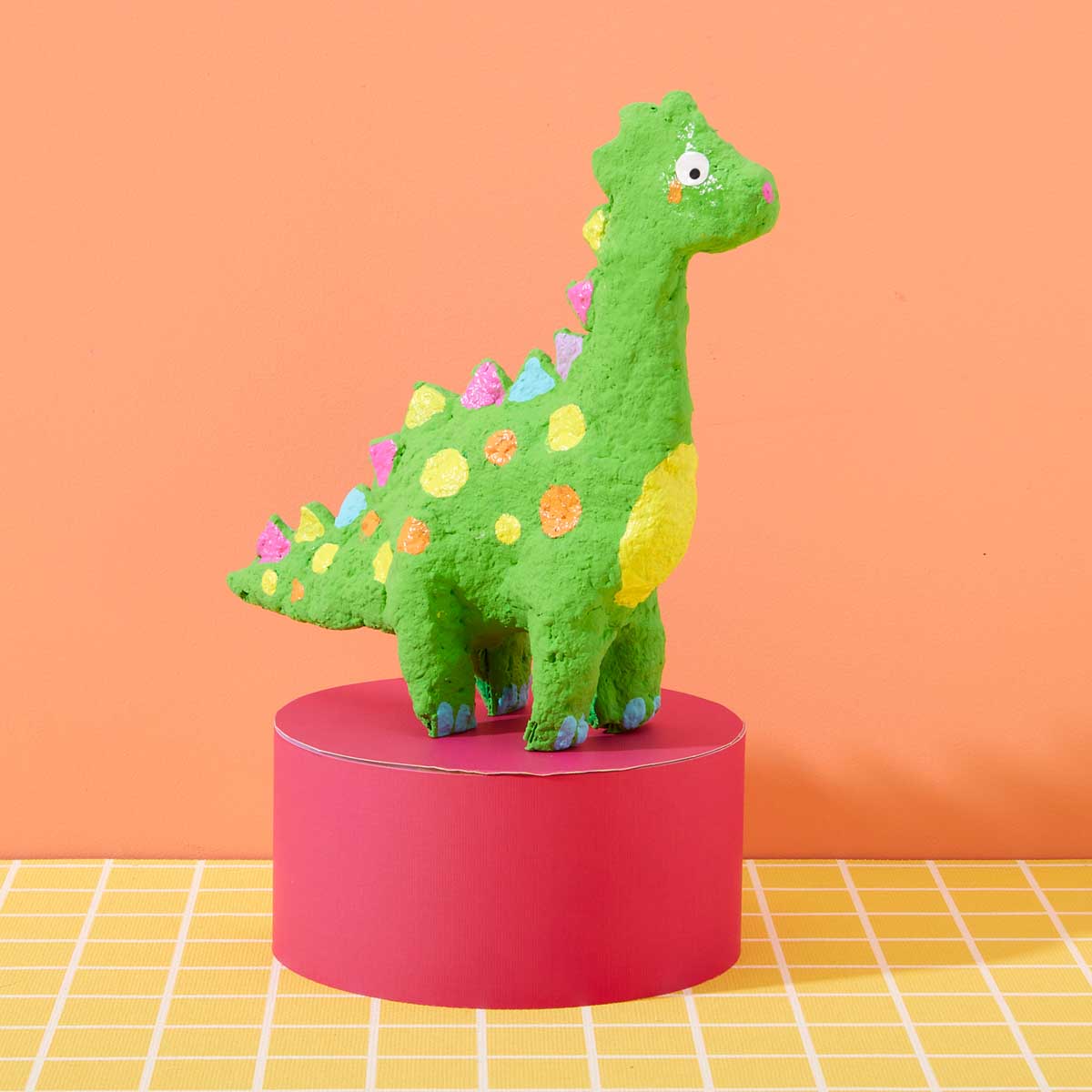 Bright Stripes Paper Mache All Day!