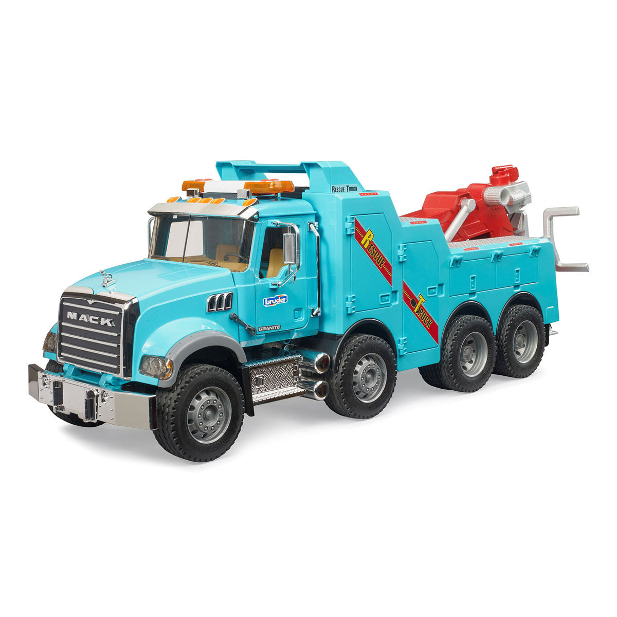Bruder MACK Granite Recovery And Towing Truck With Light And Sound Module