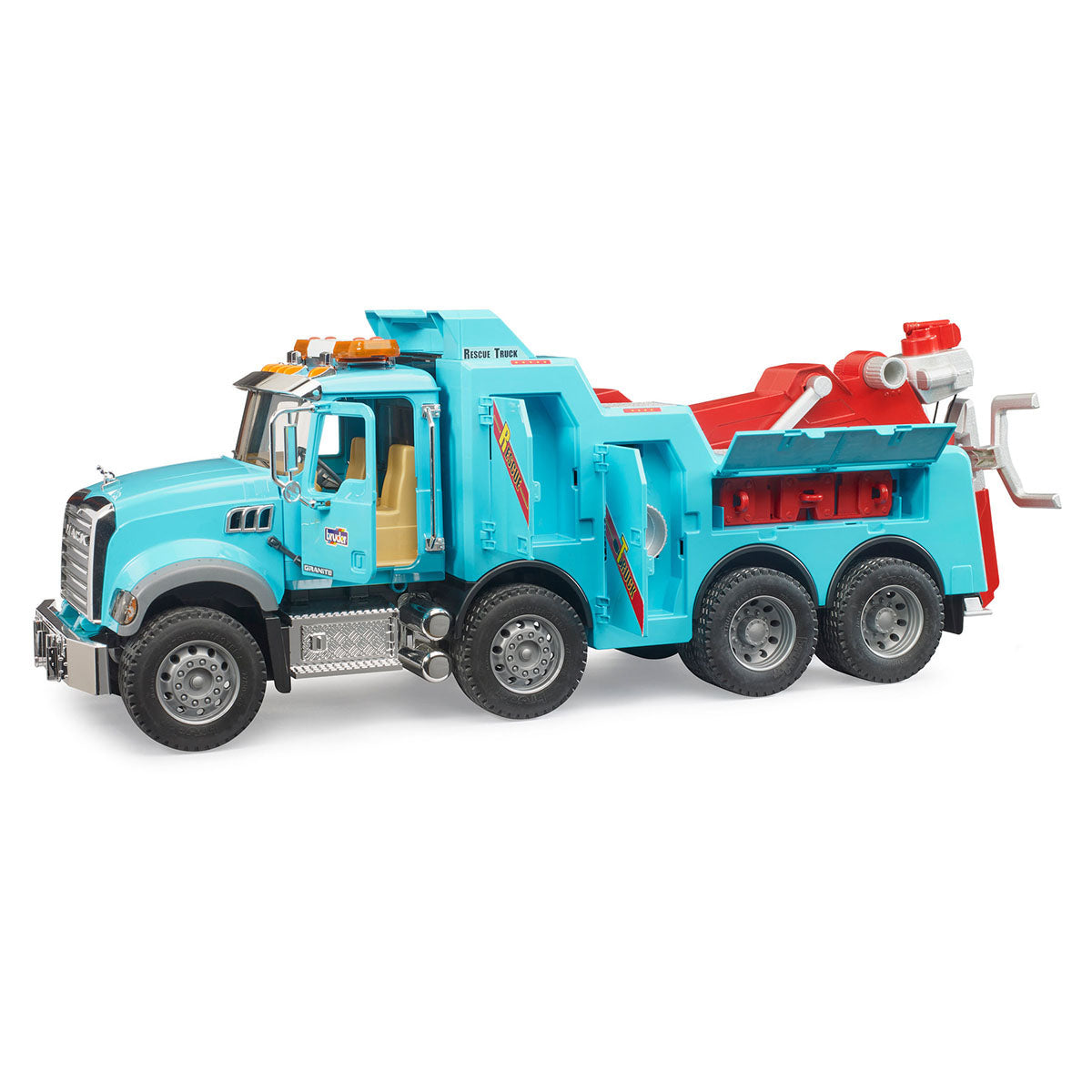 Bruder MACK Granite Recovery And Towing Truck With Light And Sound Module
