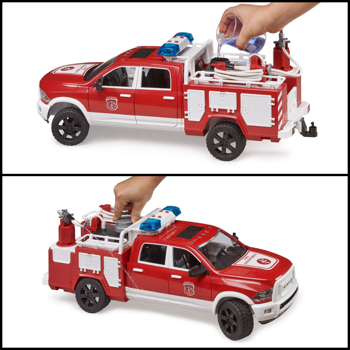 Bruder RAM Fire and Rescue Truck with Lights and Sound Module