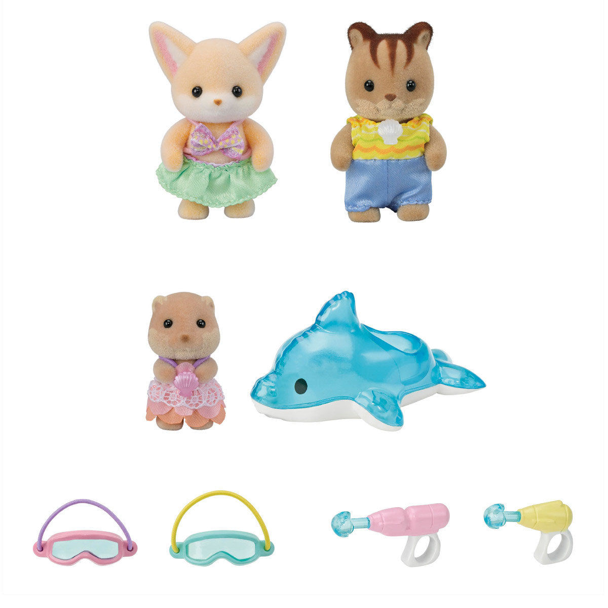 Calico Critters Baby Nursery Friends Pool Fun Trio