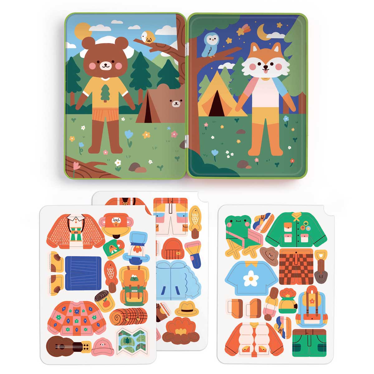 Chronicle - Mudpuppy Happy Camper Magnetic Play Set