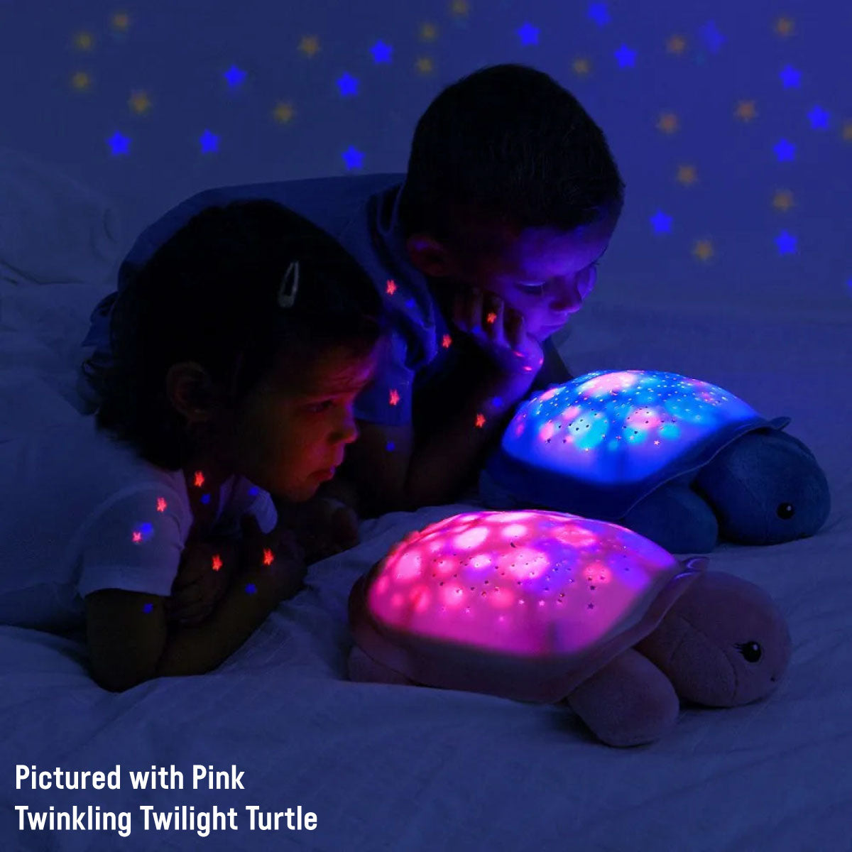 Cloud B Aqua Twinkling Twilight Turtle Star Projector with White Noise