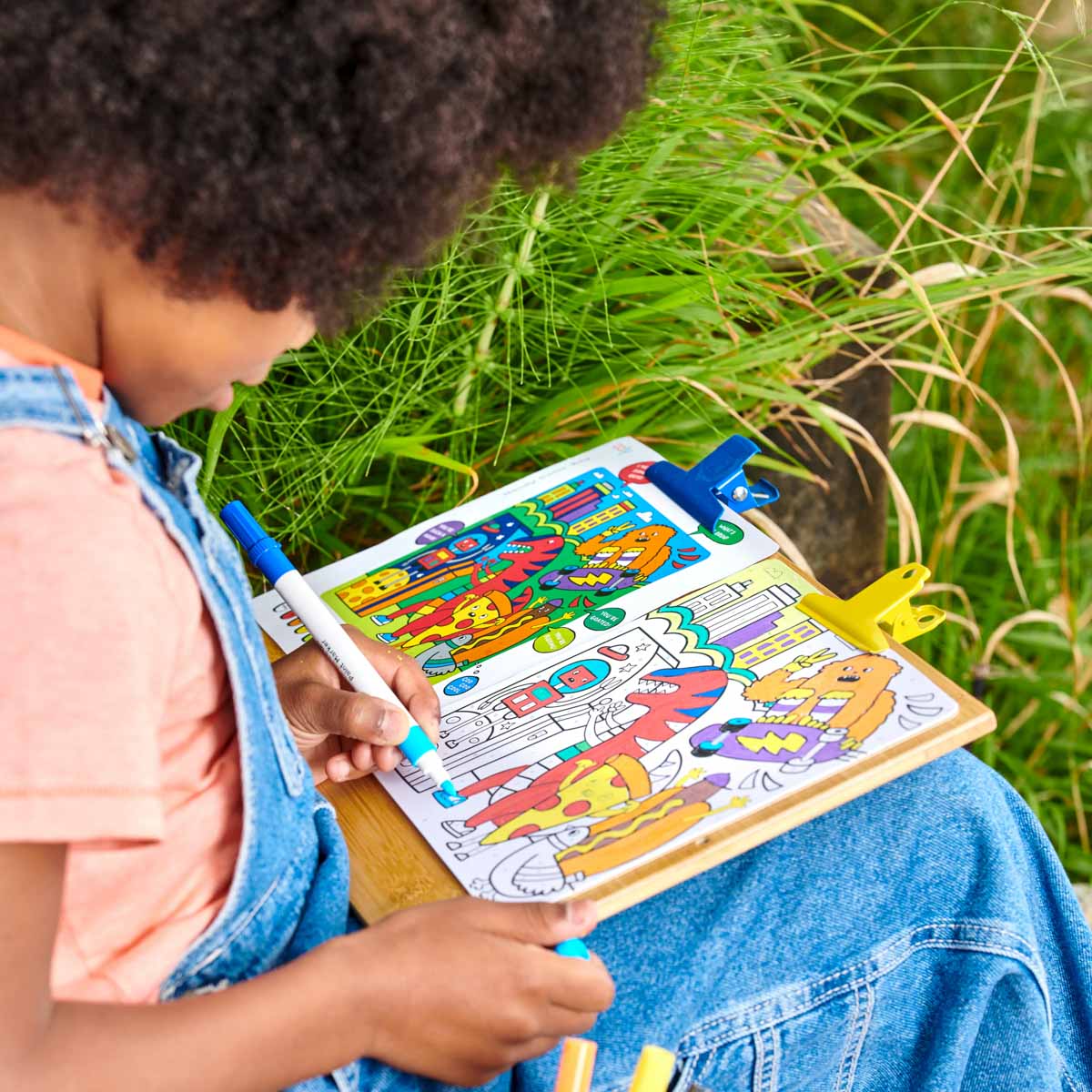 ooly- Colortopia Color By Number Paint Marker Kit - Epic Adventures