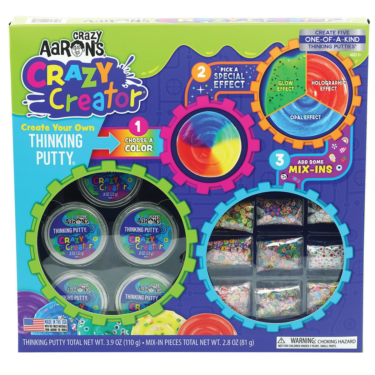 Crazy Aaron's Crazy Creator Thinking Putty Kit