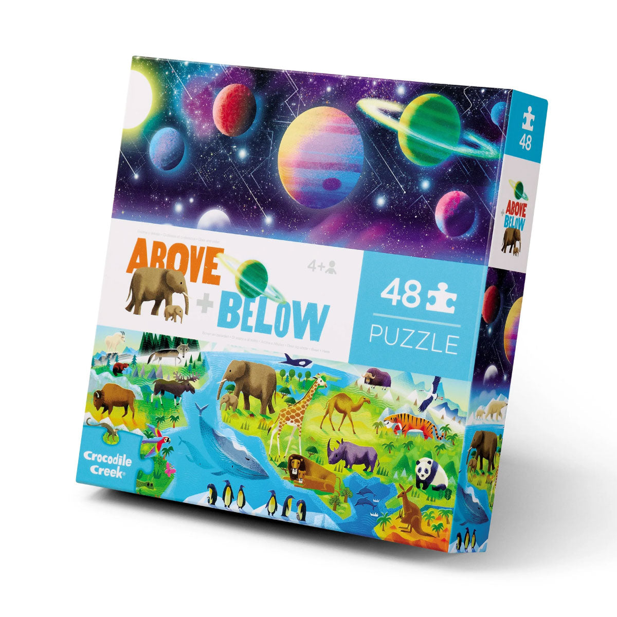 Crocodile Creek Above + Below Earth and Space 48pc Puzzle
