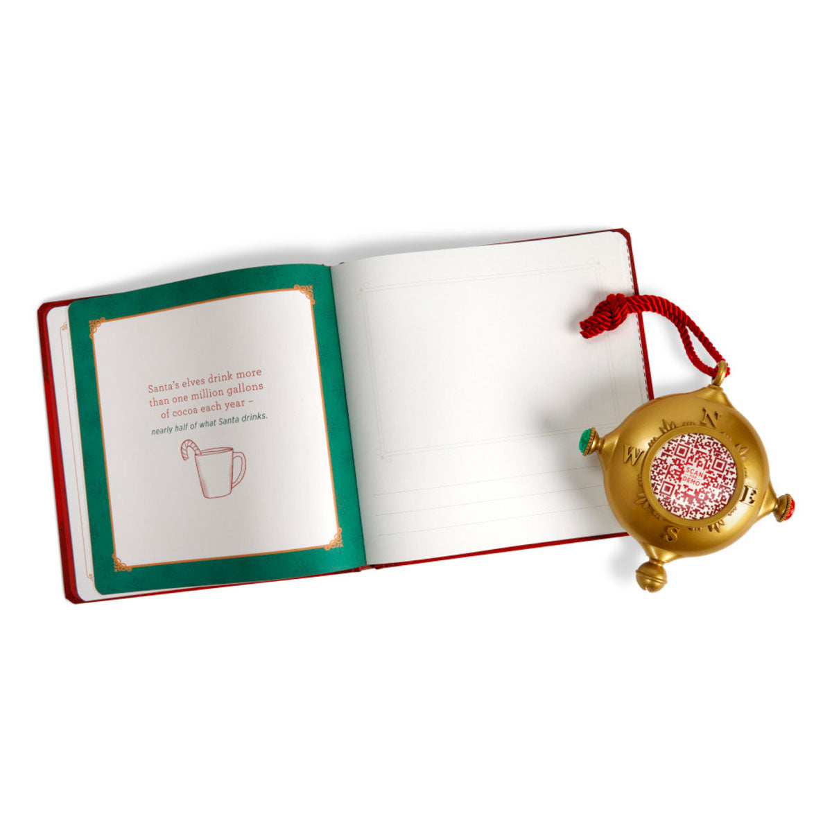 Demdaco Santa’s Kindness Ornament & Journal Set