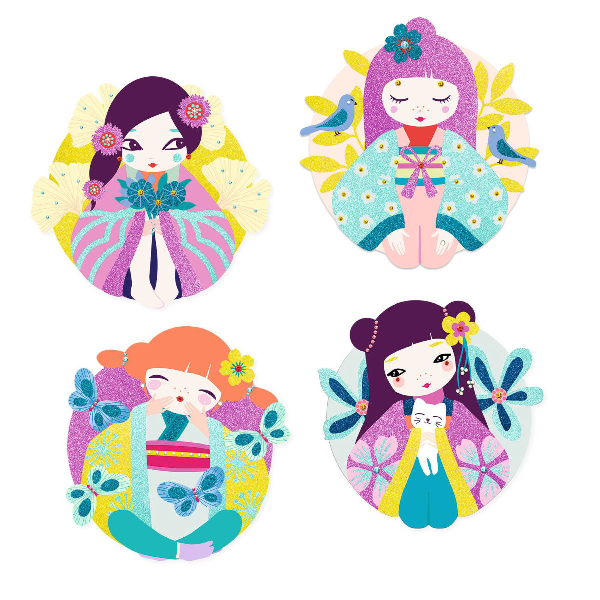 Djeco Onnanoko Glitter and Gem Boards