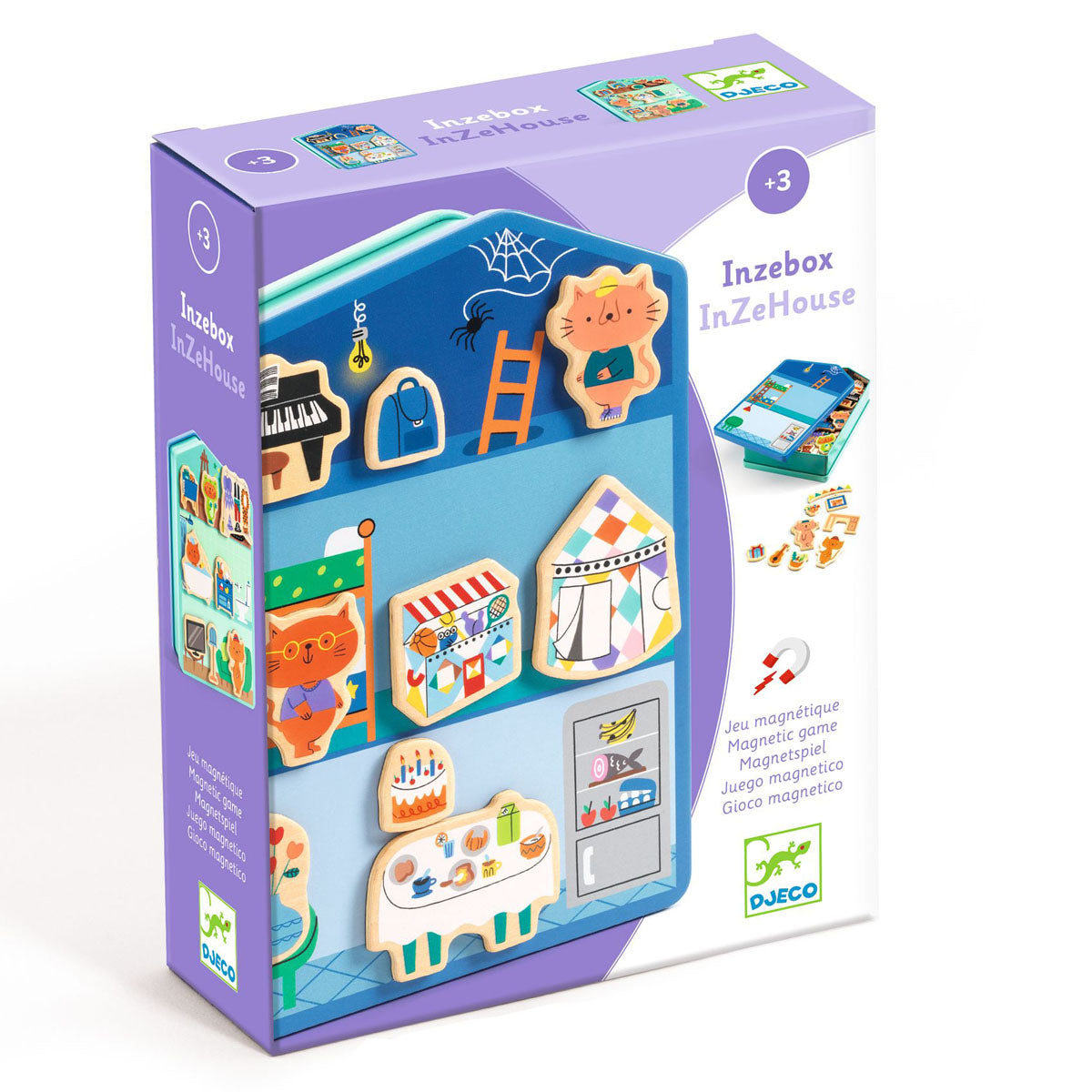 Djeco Inzebox InZeHouse Magnetic Play Set