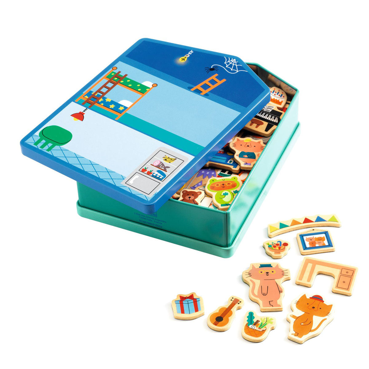 Djeco Inzebox InZeHouse Magnetic Play Set
