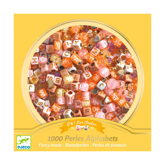 Djeco Oh Les Perles Alphabet Beads - Gold