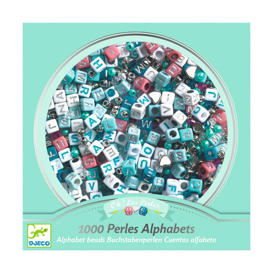 Djeco Oh Les Perles Alphabet Beads - Silver