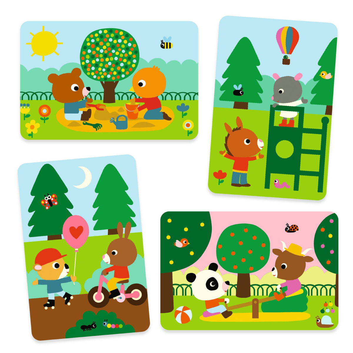 Djeco In the Park Magic Coloring Kit