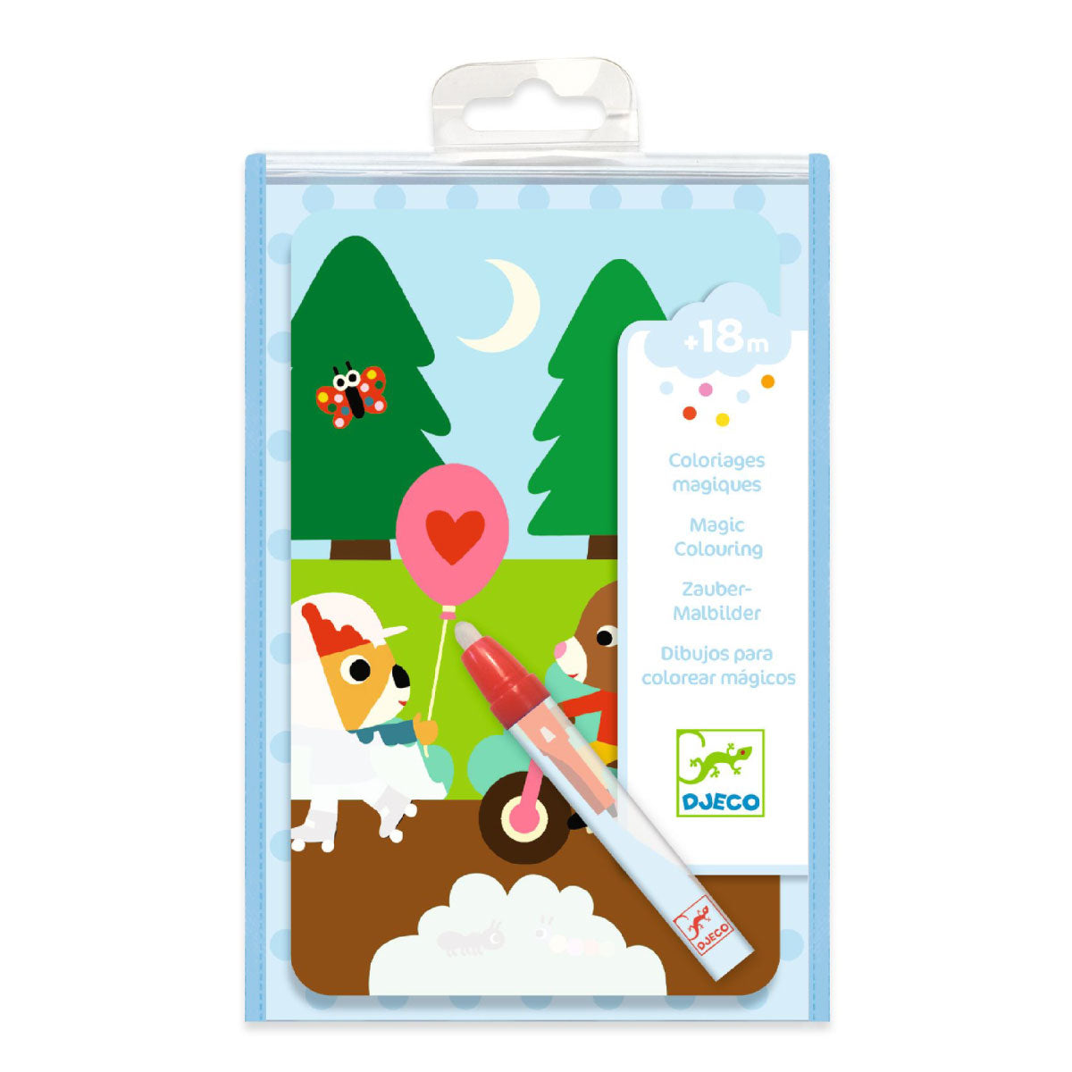 Djeco In the Park Magic Coloring Kit