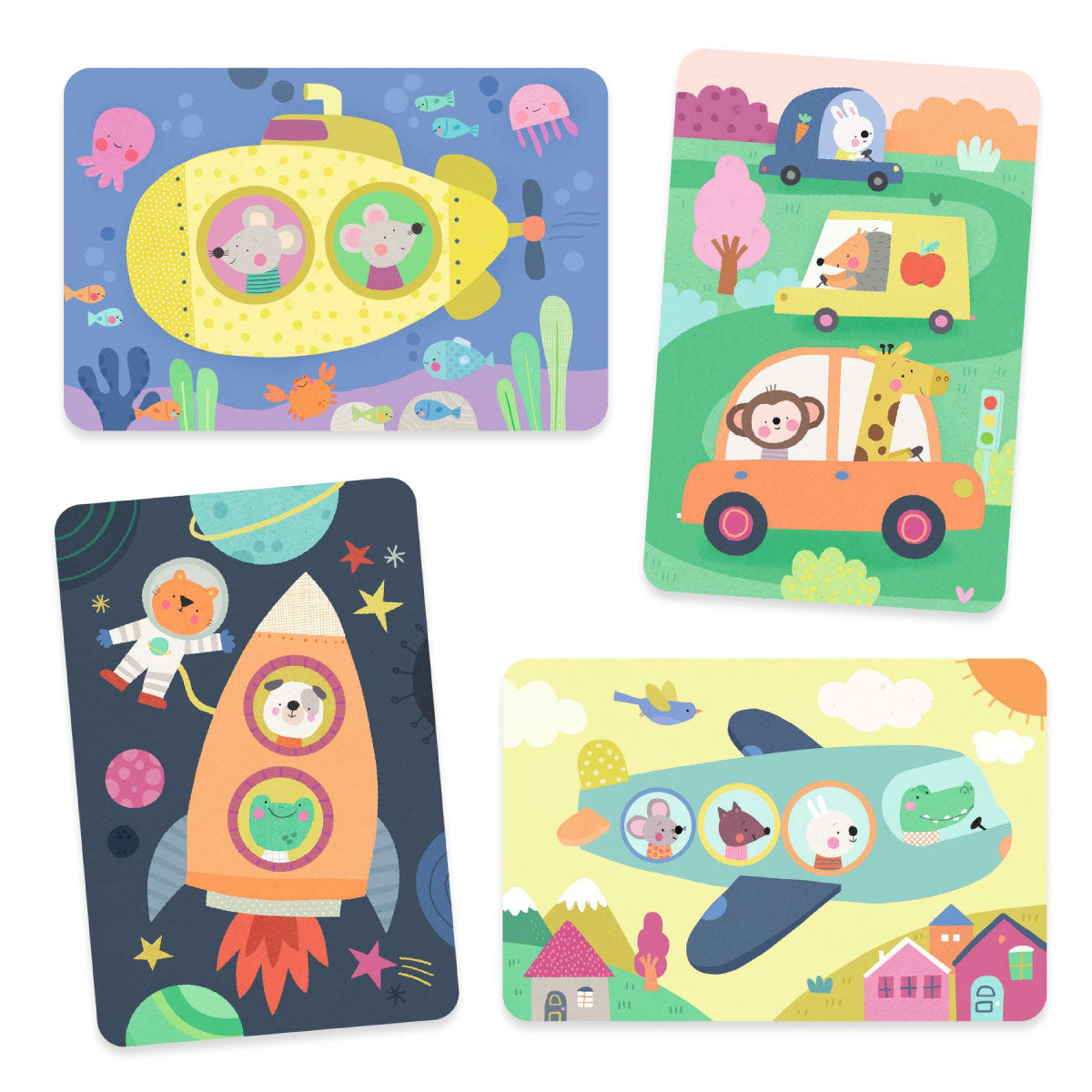 Djeco On the Road Magic Coloring Kit