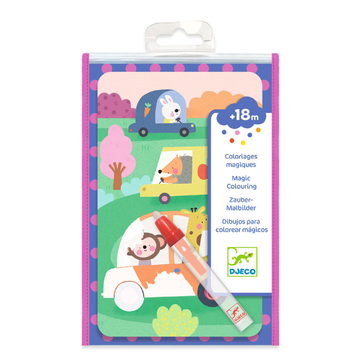 Djeco On the Road Magic Coloring Kit
