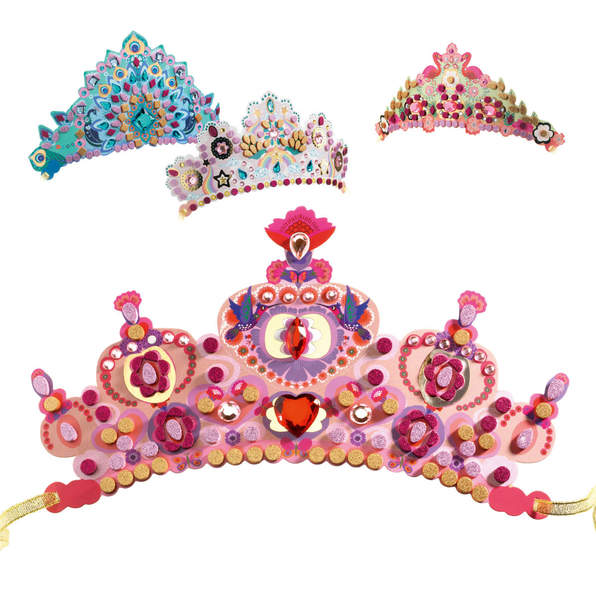 Djeco DIY Like a Princess Mosaic Tiaras