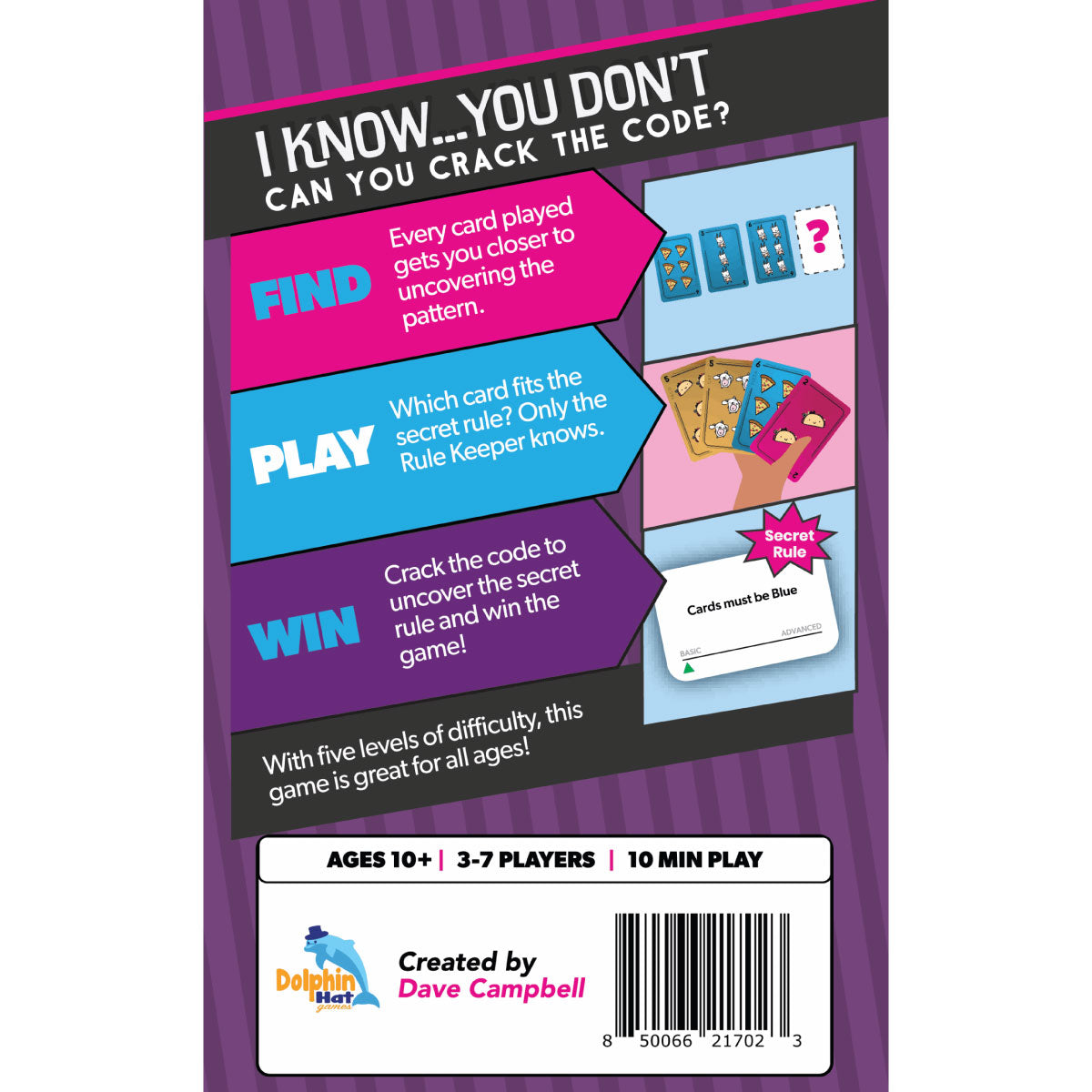 Dolphin Hat Games I Know - You Don’t - Card Game