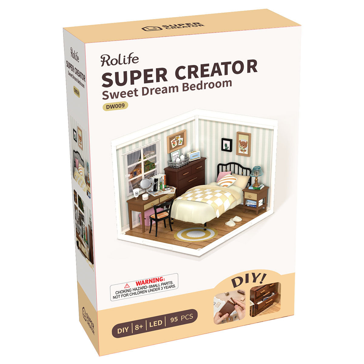 DIY Miniature House Kit - Sweet Dream Bedroom