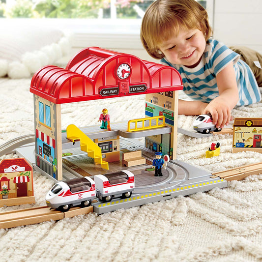 Portable Train Station Set hape
