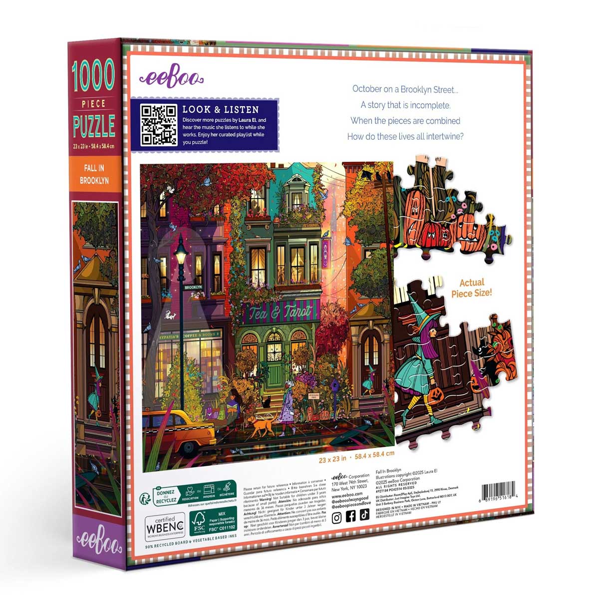 Fall in Brooklyn 1000 Piece Puzzle